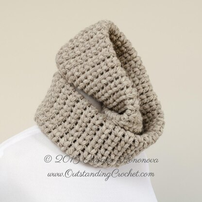 Puff Stitch Cowl