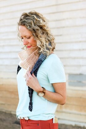 Dawn Till Dusk (+ Desert Winds) Triangle Scarf Crochet pattern by Jess ...