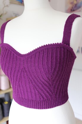 "Bridal Bodice" Machine Knit