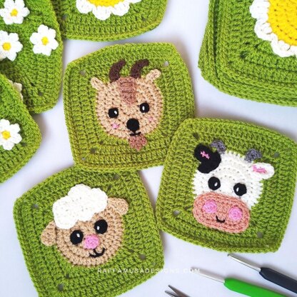 Cow Granny Square