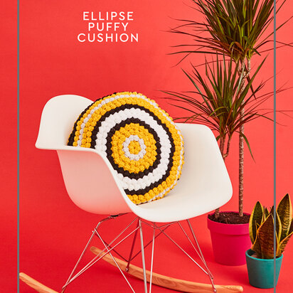 Paintbox Yarns Elipse Puffy Cushion PDF (Free)