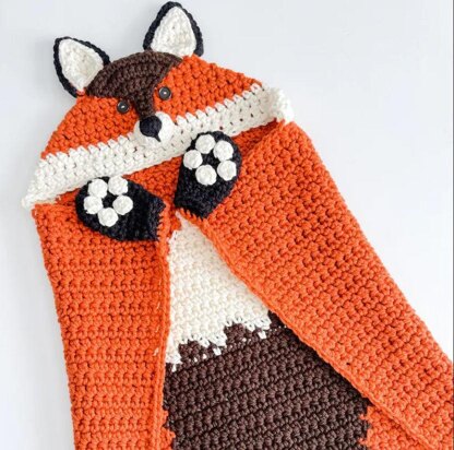 Crochet discount fox blanket