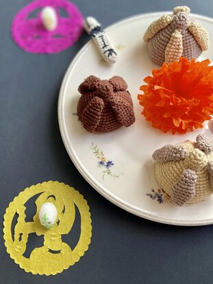 PAN DE MUERTO -DAY OF THE DEATH BREAD CROCHET AMIGURUMI PATTERN