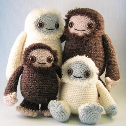 Yeti and Bigfoot Amigurumi Pattern