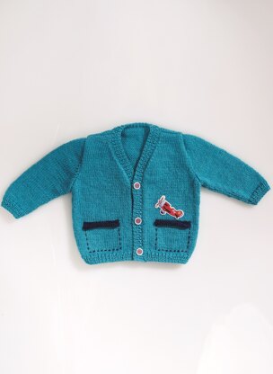 Babies Cardigan in Bergere de France Calinou - 60437-01 - Downloadable PDF