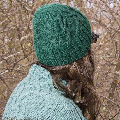 Cabled Arches Beanie