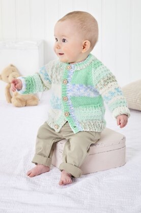 Sweater, Jacket, & Hat in King Cole Cosy Love Aran - P6050 - Leaflet