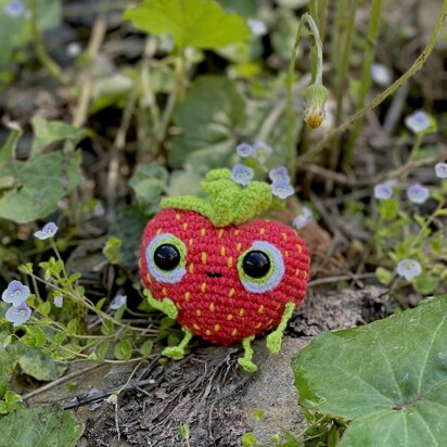 Barry the Strawberry | Amigurumi crochet pattern