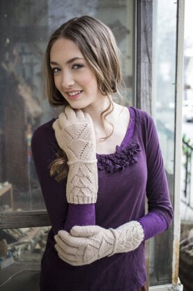 Miruska Gloves in Berroco Cosma - 348-5
