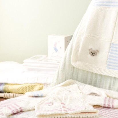 Premature Baby Cardi and Blanket Set