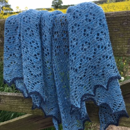 Cornflower Shawl