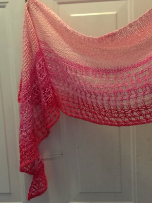 Rosewater shawl