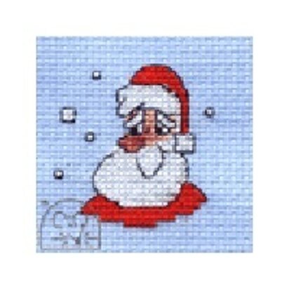 Mouseloft Make Me for Christmas - Santa Cross Stitch Kit - 64mm