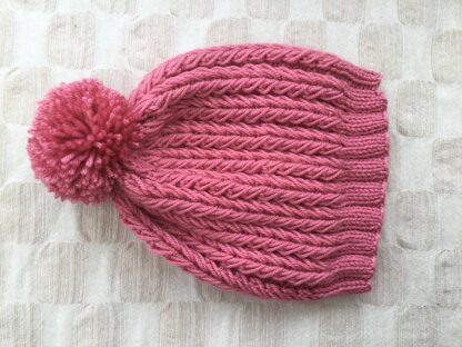Double dip ribbed hat