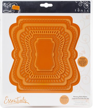 Tonic Studios Essentials Memory Book Maker Die Set - Layered Cascade