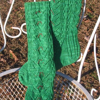 Pagoda Flowers - knitting pattern