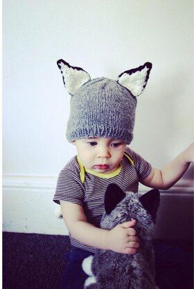 Baby store wolf hat