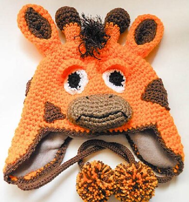 Giraffe Earflap Hat