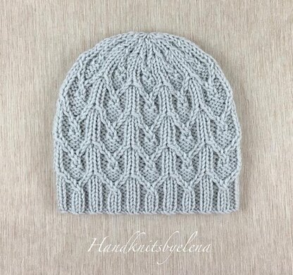 Gray Hat with Cables