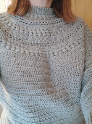 Texture yoke jumper