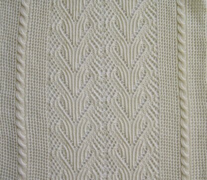 Glencoe Cable Lace Shawl