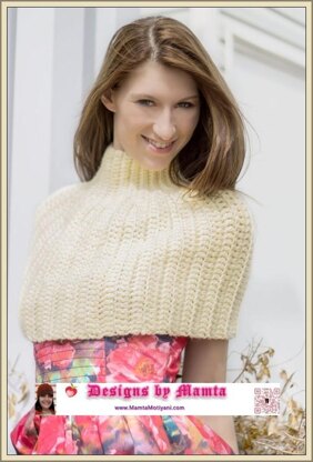 Crochet Turtleneck Poncho Pattern A Designer Capelet