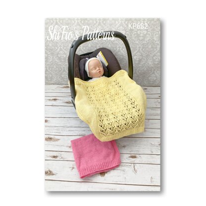 Car Seat Blanket Knitting Pattern #682