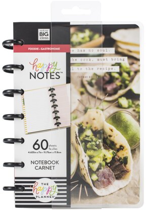 Happy Planner Mini Notebook W/60 Sheets - Recipe Foodie