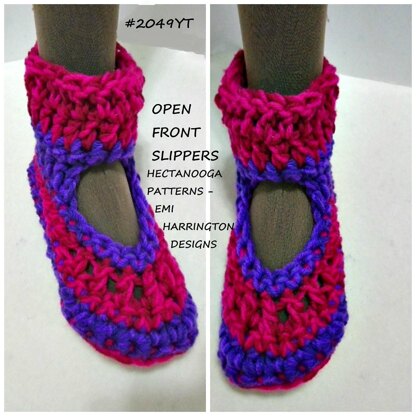 2049yt - Open Front Slipper