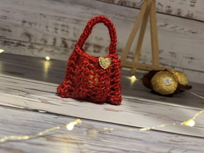 Handbag Favour Ferrero Rocher Cover Knitting Patterns