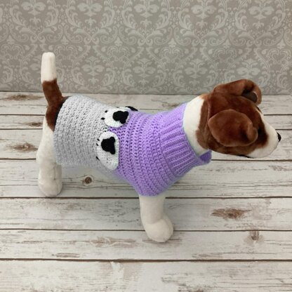 Sheep Dog Sweater Crochet Pattern -487