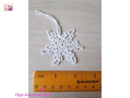 Crochet snowflake 96