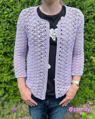 Lace Muschel Cardigan