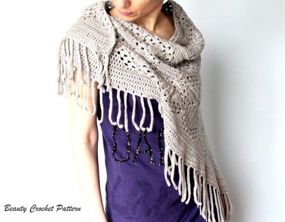 Gray Granny Shawl