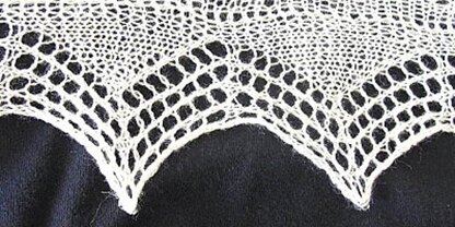 K873-Wings of Swan Shawl