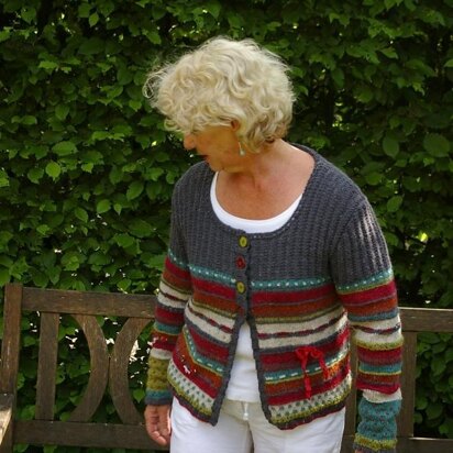 Kurze Jacke in Felted Tweed