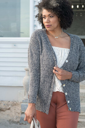 Framura Cardigan in Berroco Vernazza - Downloadable PDF