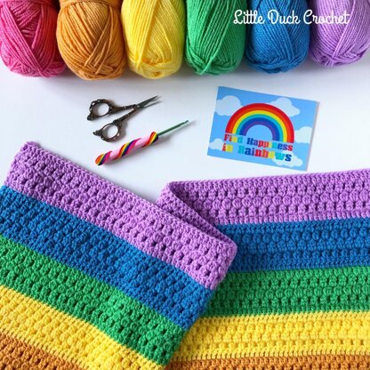 Rainbow Stripes Blanket