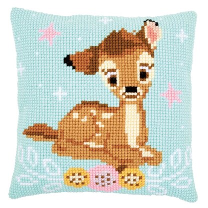 Vervaco Disney - Bambi Cross Stitch Cushion Kit - 41cm x 40cm