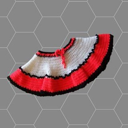 Crochet Bolero Jacket & Skirt