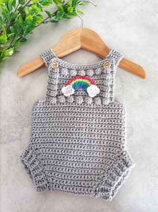 Rainbow Bobble Romper