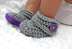 Buttoned Up Baby Beanie and Booties Gift Set