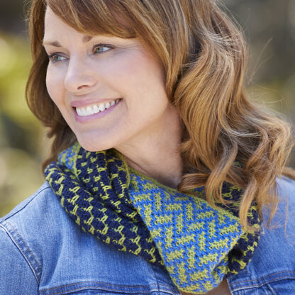 Makena Beach Cowl in  Valley Yarn Huntington - 849 - Downloadable PDF