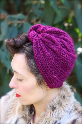 Herringbone Lace Turban