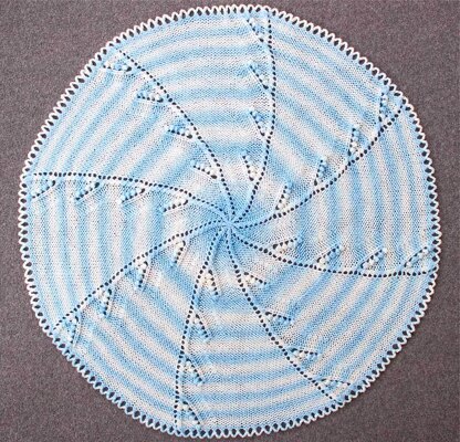 Round Baby Blanket 8