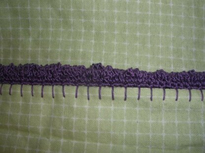 How to Crochet an Edging on an Unfinished Item