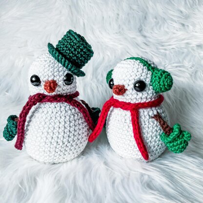 Baby Luna Snowman Amigurumi