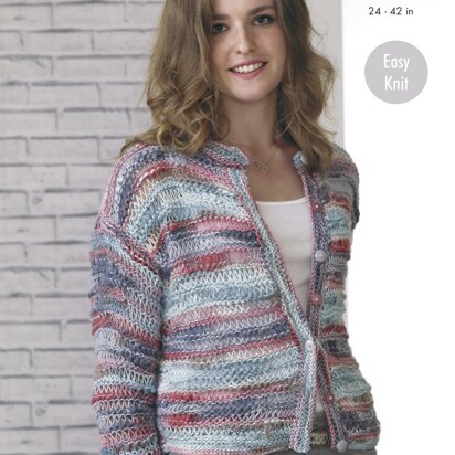 Sweater & Cardigan in King Cole Bamboozle - 4388 - Downloadable PDF