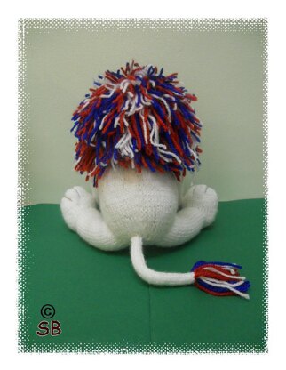 Perry the patriotic lion
