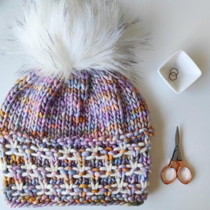 Flor de Lis Brim Beanie & Headbands